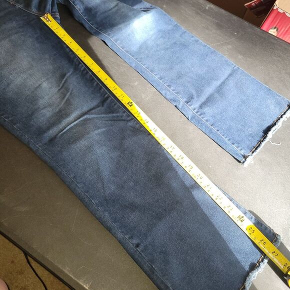 Frye High Rise Button Fly Bootcut Flare Jeans 10 - Picture 8 of 10